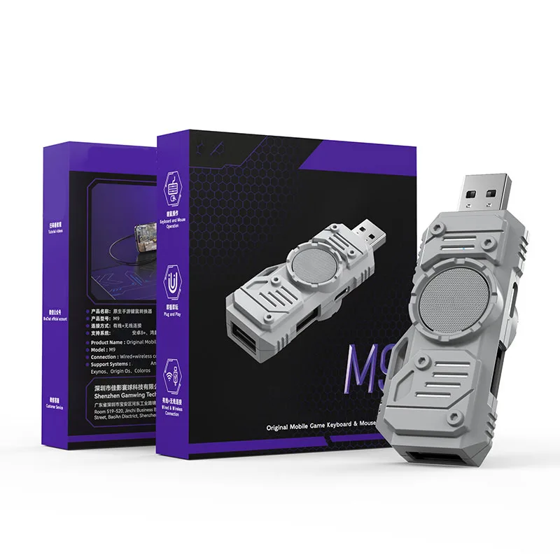 Set Gaming 5 in 1 Plug And Play pentru Jocuri Mobile si PC: Tastatura RGB, mouse DPI ajustabil, converter Bluetooth compatibil Android/IOS [17]