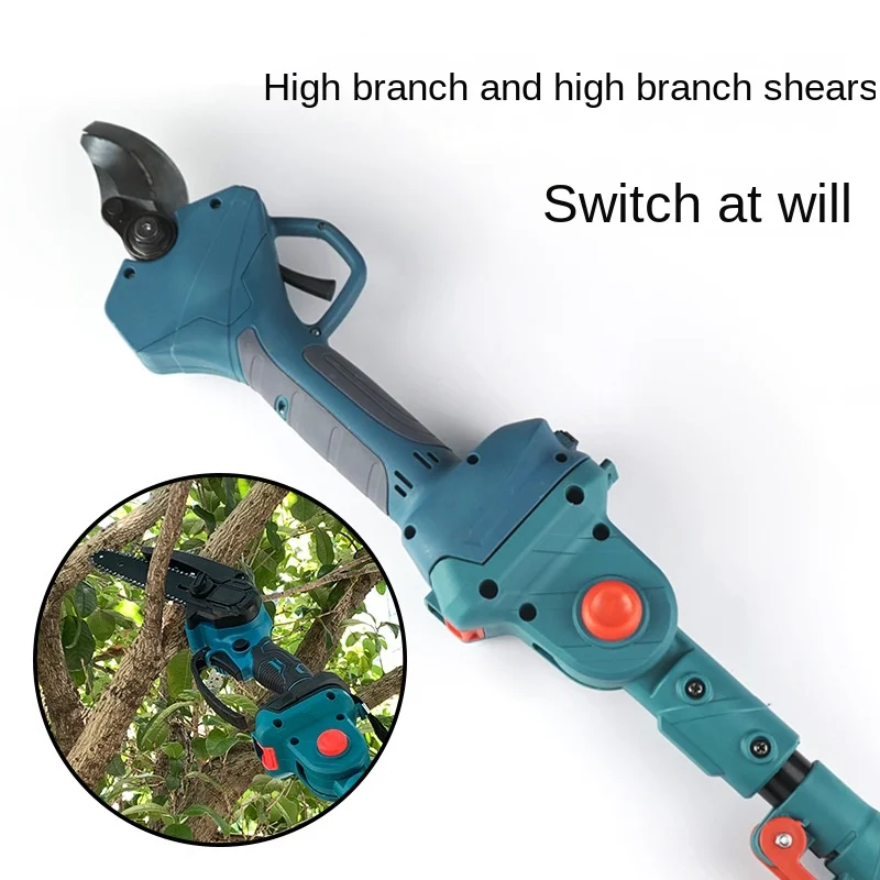 Set Mini Drujba, Foarfeca Electrica, Foarfeca Gard Viu, cu Tija Telescopica 2M si 2 Acumulatori 48V [17]