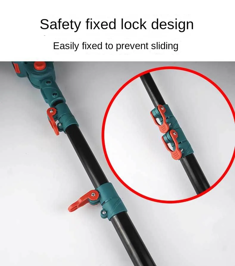 Set Mini Drujba, Foarfeca Electrica, Foarfeca Gard Viu, cu Tija Telescopica 2M si 2 Acumulatori 48V [11]