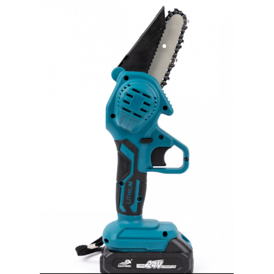 Set Mini Drujba si Foarfeca de Gradina cu 2 Acumulatori 24V, Trusa Depozitare Cadou, DawReek [7]