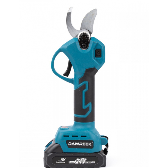 Set Mini Drujba si Foarfeca de Gradina cu 2 Acumulatori 24V, Trusa Depozitare Cadou, DawReek [3]