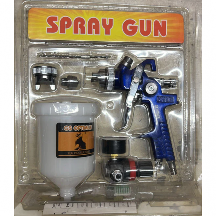 Set Pistol vopsit cu manometru si regulator presiune pneumatic [2]
