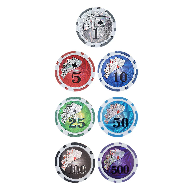 Set Poker profesional, jetoane cu valoare, servieta de aluminiu, 200/300/500 jetoane [3]