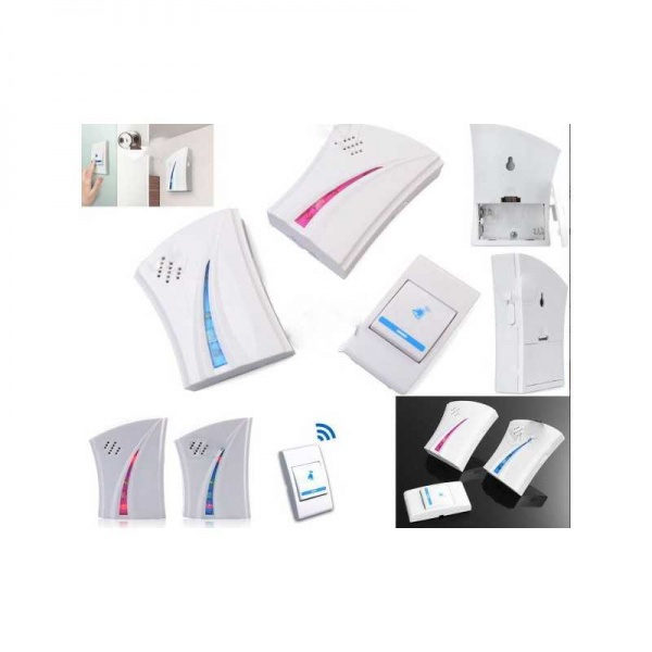 Sonerie wireless dubla, fara fir, raza de actiune 10 m [2]