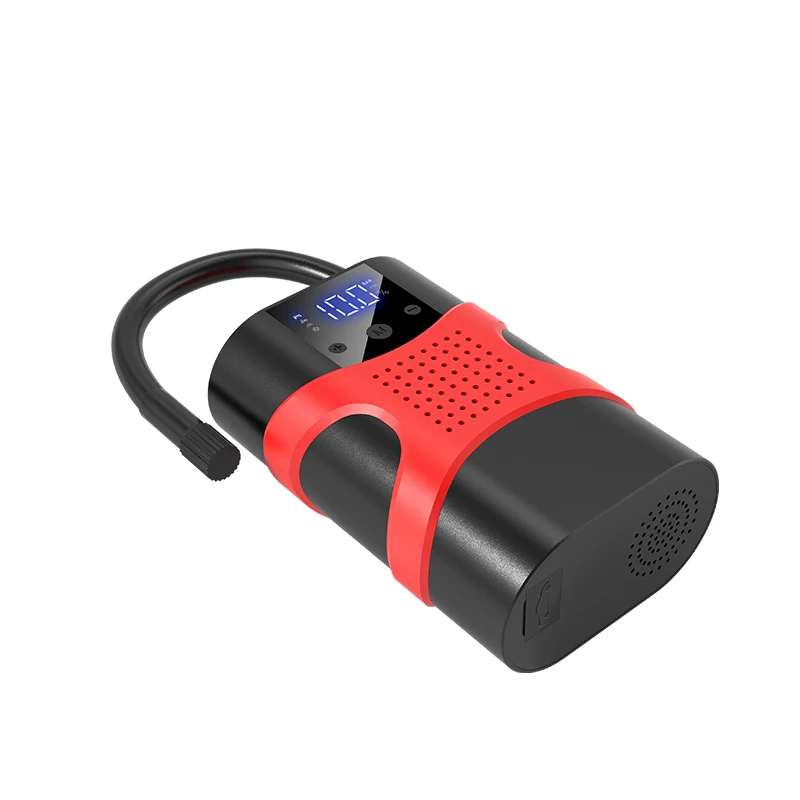 Starter auto multifunctional, portabil, 12000mAh powerbank, cu compresor, USB, afisaj LCD, lanterna, pornire auto [9]
