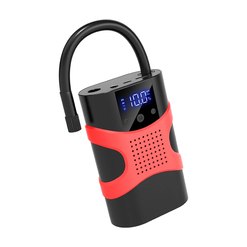Starter auto multifunctional, portabil, 12000mAh powerbank, cu compresor, USB, afisaj LCD, lanterna, pornire auto [7]