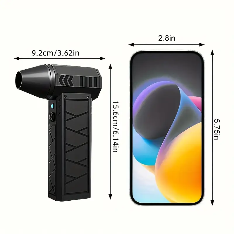 Suflanta Aer portabila 130000rpm, Putere mare de suflare, pentru masina, praf, zapada, frunze [7]