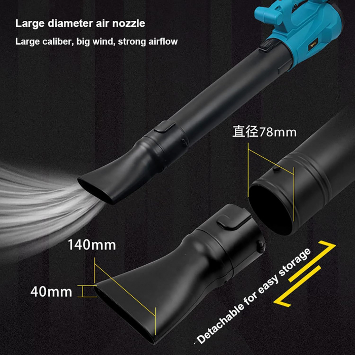Suflanta pentru Frunze cu 2 Acumulatori 48V, 200 km/h viteza de suflare, 780 mc/h, 6 trepte de viteza [5]