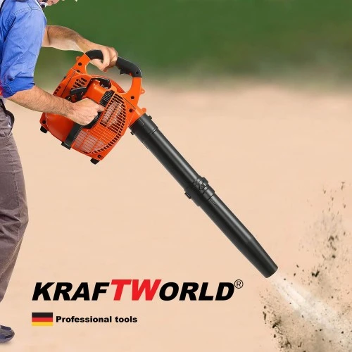 Suflanta si aspirator KraftWorld pe benzina, 1CP, 8500 rpm, Sac de colectare [3]