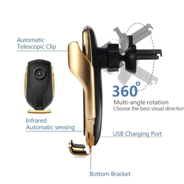 Suport auto wireless inteligent pentru telefonul mobil [2]