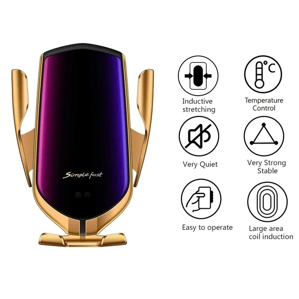 Suport auto wireless inteligent pentru telefonul mobil [3]