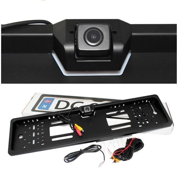 Suport pentru numar auto cu camera video marsarier incorporata [2]
