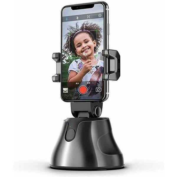 Suport rotativ telefon, Robot cameraman Bluetooth cu recunoastere faciala si rotire 360 grade [2]