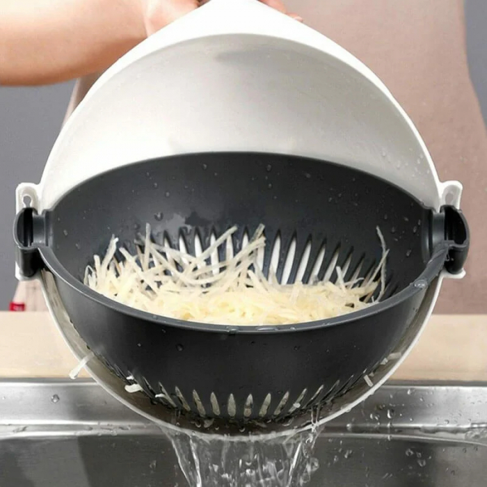 Razatoare Taietor Multifunctional de fructe si legume, pentru bucatarie, 7 moduri de taiere, QuickRotate [7]