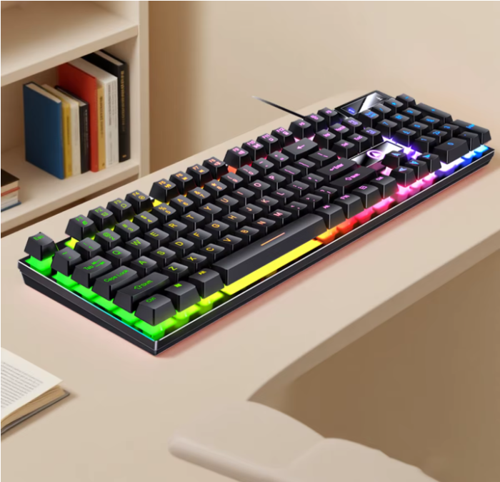 Tastatura Mecanica Gaming cu Fir, Iluminare RGB 16 Milioane Culori, 104 Taste, K500 [4]