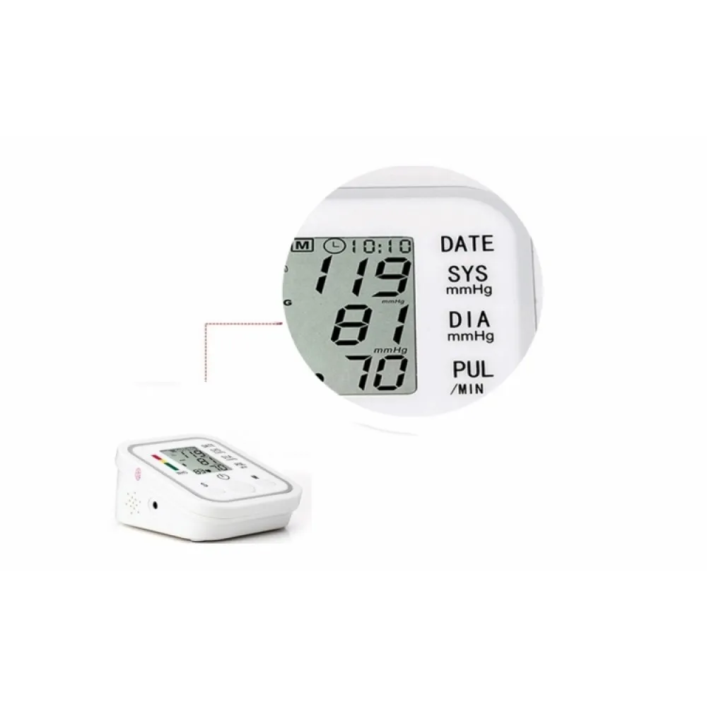 Tensiometru Digital de brat masurare cardiaca ecran LCD - 99 de memorari [11]