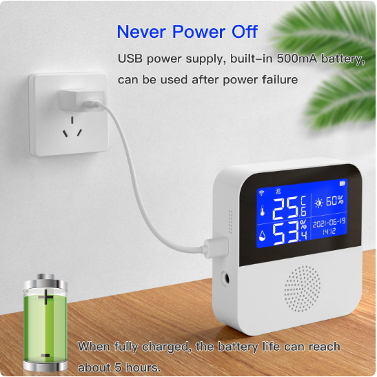 Termostat inteligent WiFi Q WD01 temperatura si umiditate display LCD 2.9inch [7]