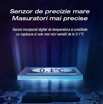 Termostat inteligent WiFi Q WD01 temperatura si umiditate display LCD 2.9inch [8]