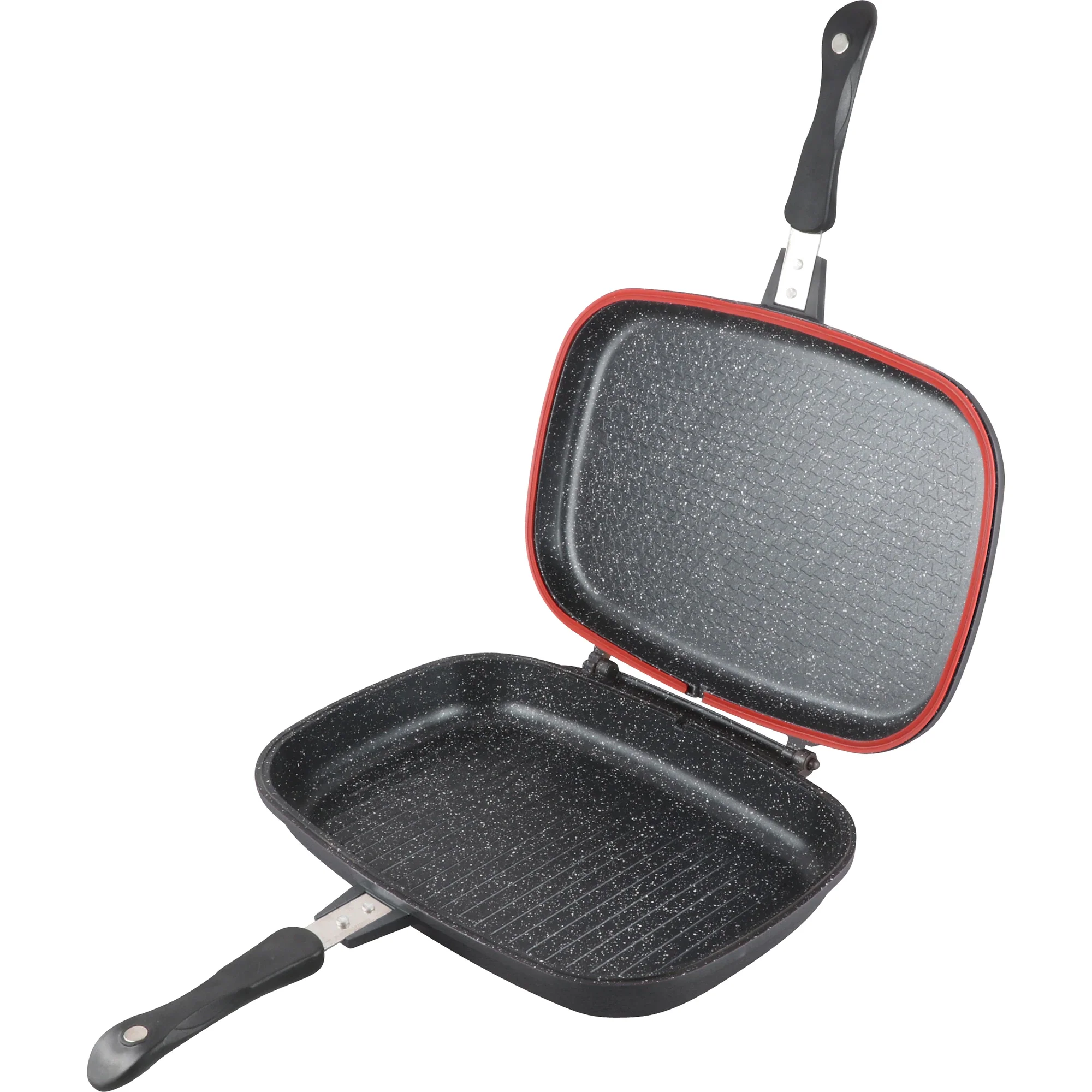 Tigaie dubla aluminiu, inchidere magnetica, inel din silicon, non-stick [4]