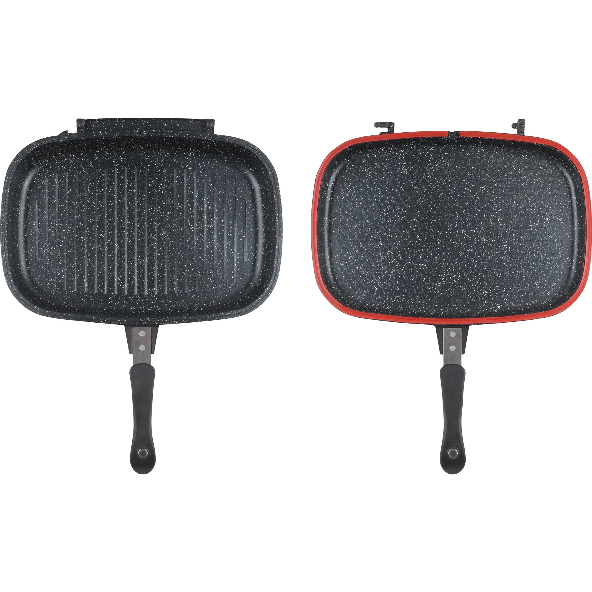 Tigaie dubla aluminiu, inchidere magnetica, inel din silicon, non-stick [3]