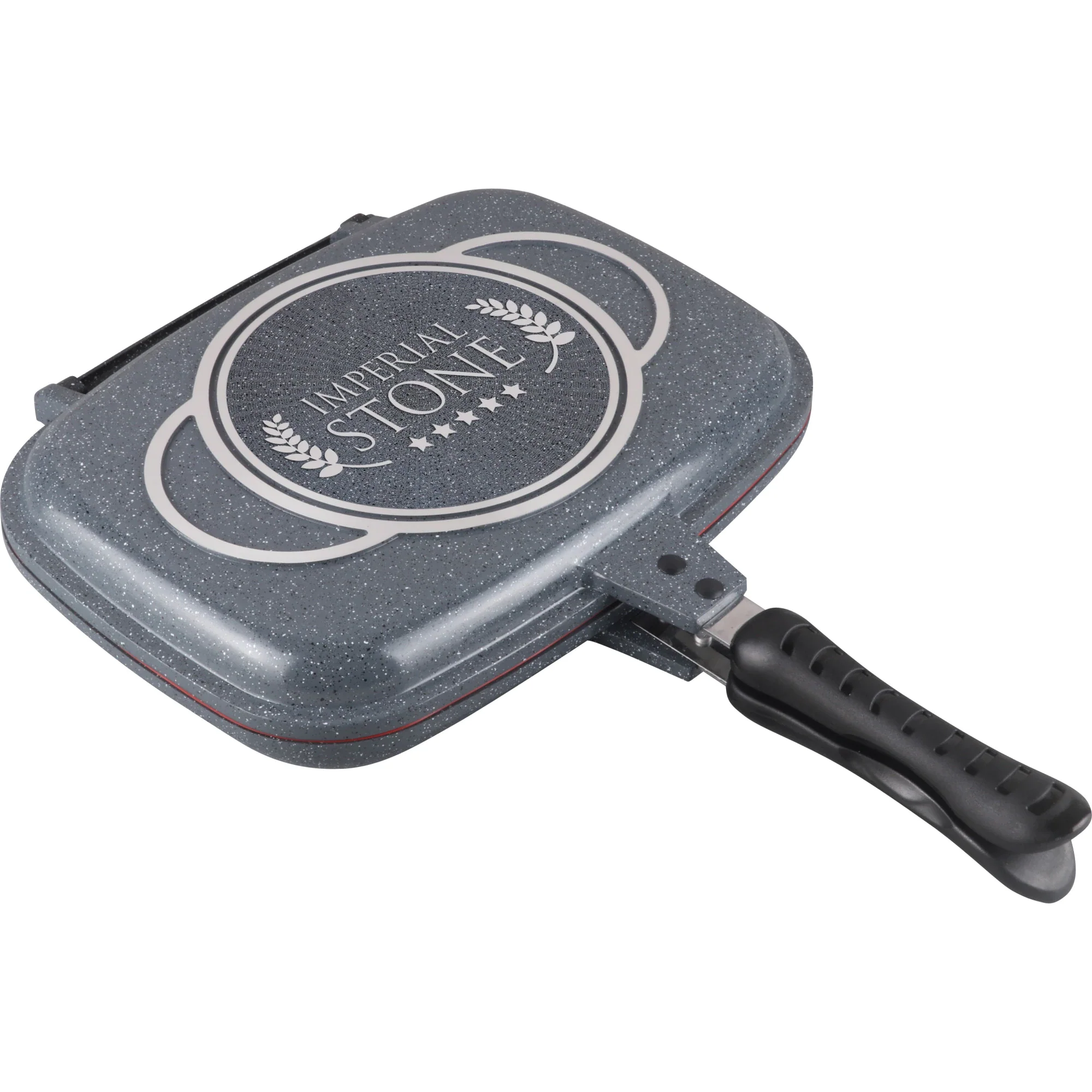 Tigaie dubla aluminiu, inchidere magnetica, inel din silicon, non-stick [2]