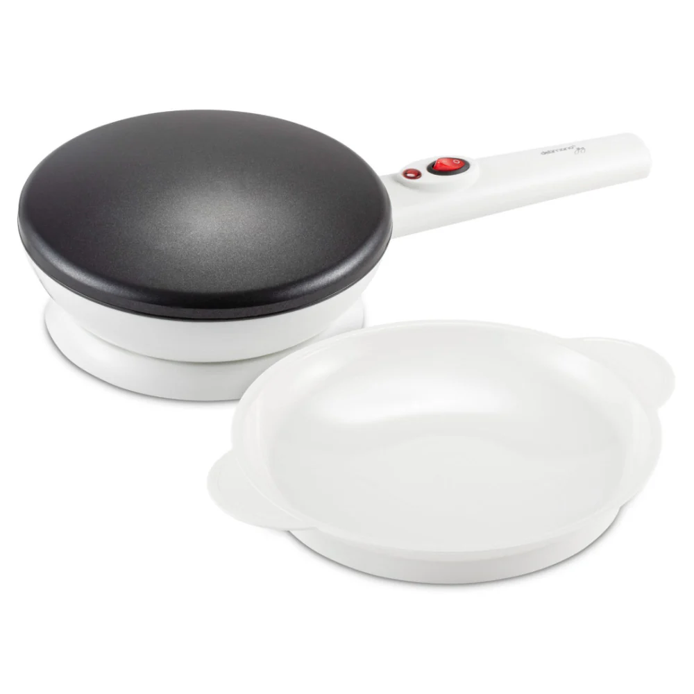 Tigaie electrica pentru clatite, maner ergonomic confortabil, placa antiaderenta, incalzire rapida [8]