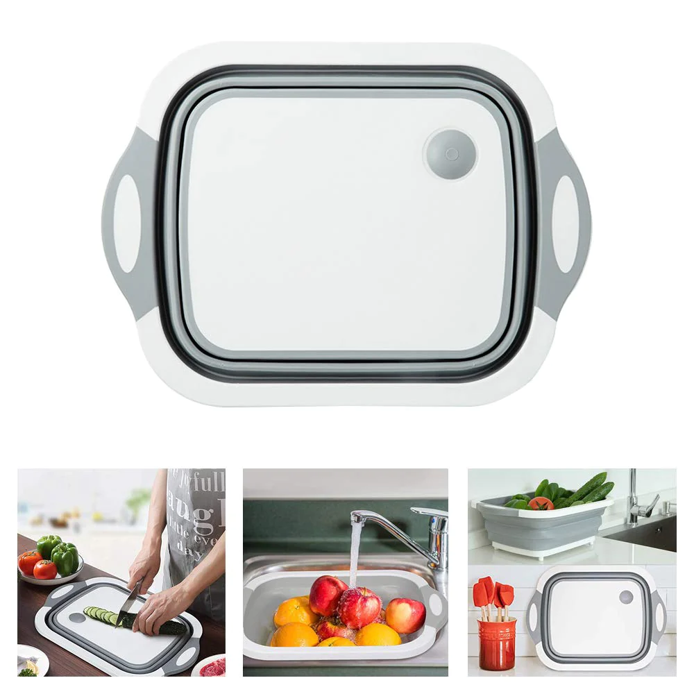 Tocator 3 in 1 multifunctional, pliabil, scurgator, uscator pentru alimente [7]