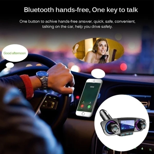 Transmitator FM multifunctional pentru masina cu MP3 Player si Bluetooth [5]