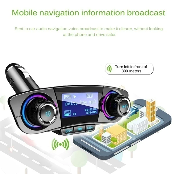 Transmitator FM multifunctional pentru masina cu MP3 Player si Bluetooth [4]