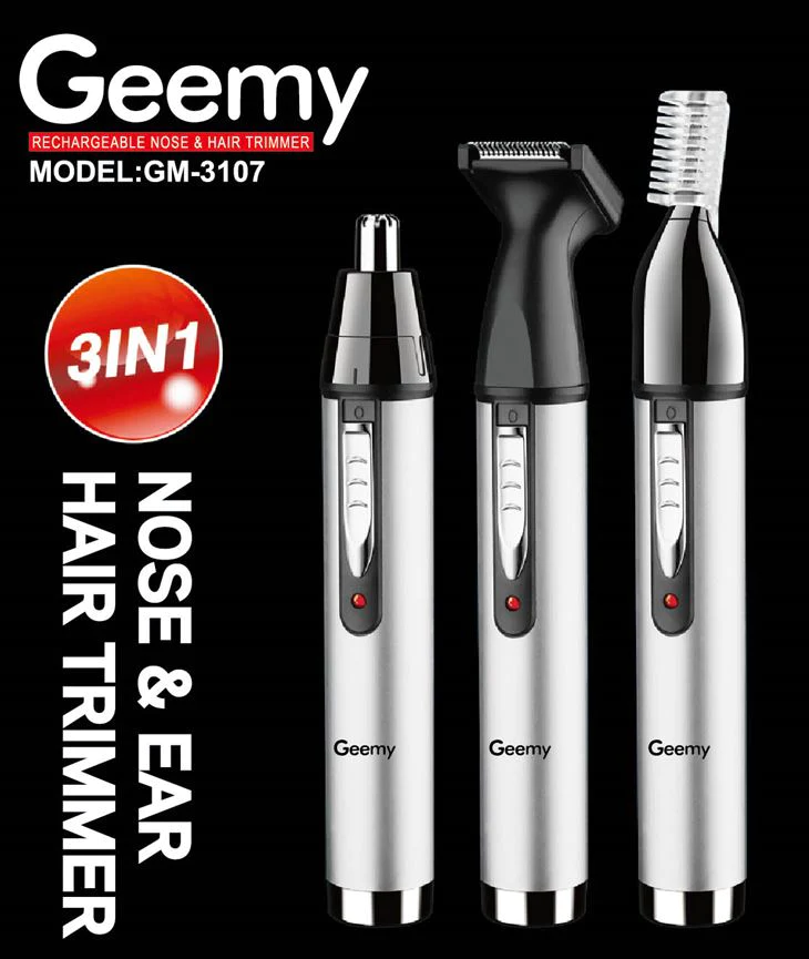 Masina de Tuns, Barbierit si Trimmer 3 in 1 Geemy, acumulatori inclusi, pentru barbati [3]