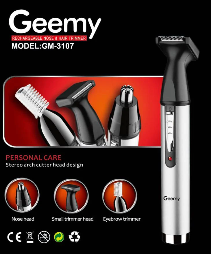 Masina de Tuns, Barbierit si Trimmer 3 in 1 Geemy, acumulatori inclusi, pentru barbati [4]