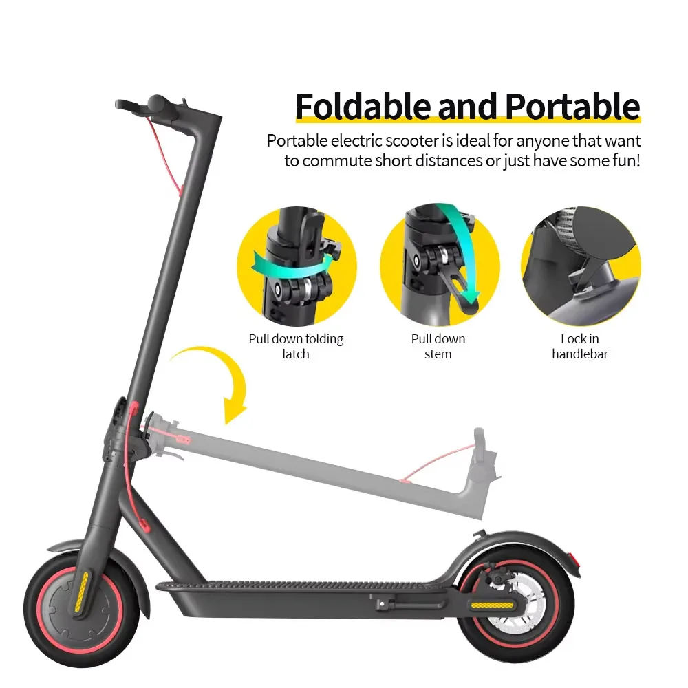 Trotineta Electrica M187, 35km/h Viteza Max, Autonomie 30 km, Display LCD, Aplicatie, 3 Moduri Condus, Roti 8.5" [15]