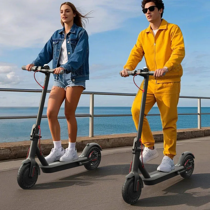 Trotineta Electrica M187, 35km/h Viteza Max, Autonomie 30 km, Display LCD, Aplicatie, 3 Moduri Condus, Roti 8.5" [12]