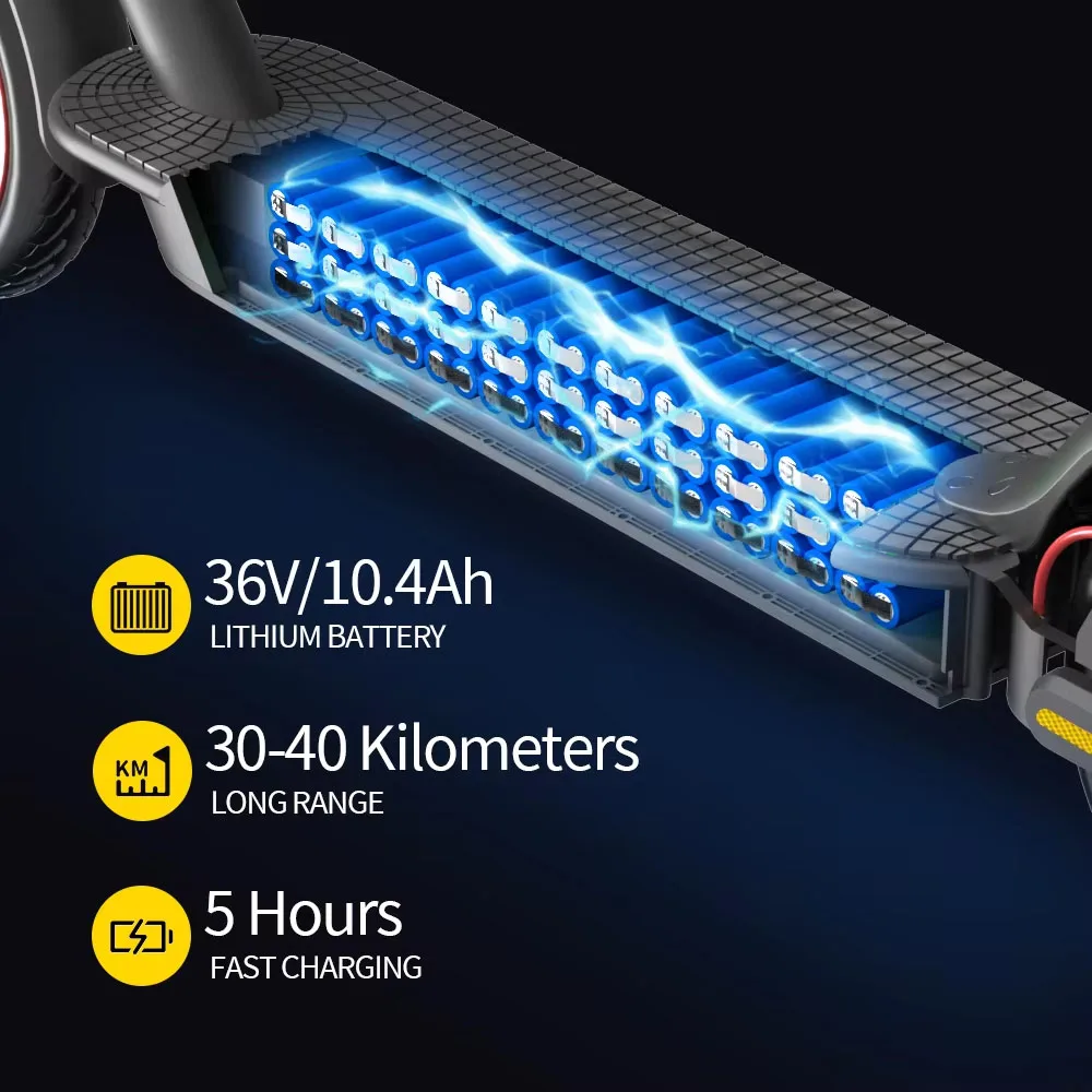Trotineta Electrica M187, 35km/h Viteza Max, Autonomie 30 km, Display LCD, Aplicatie, 3 Moduri Condus, Roti 8.5" [10]