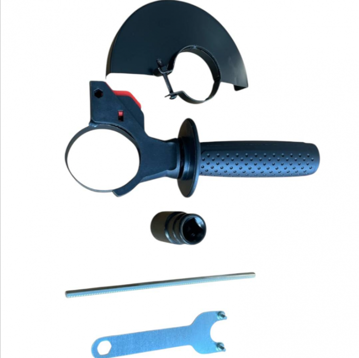 Trusa 5 piese KraftRoyal, Flex + Masina Impact + Rotopercutor + Autofiletanta + Nivela laser, 3 Acumulatori 36V 8AH [5]