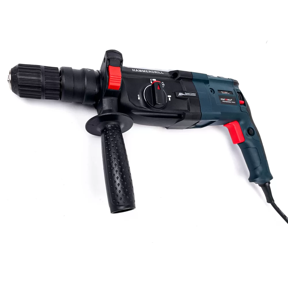 Trusa Ciocan Rotopercutor 1600W si Polizor Unghiular Flex 1400W, KraftRoyal [4]