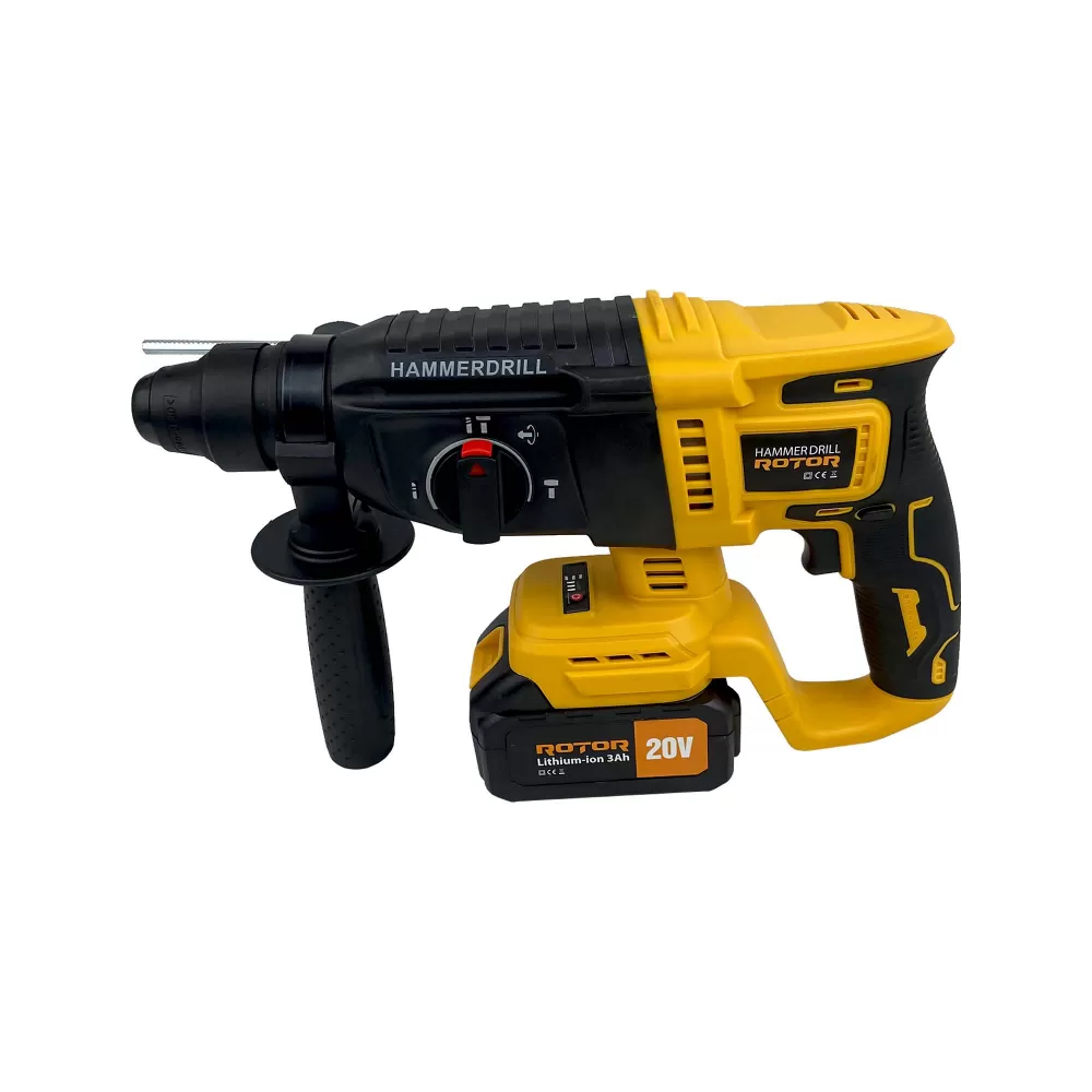 Trusa Ciocan Rotopercutor + Polizor Unghiular Flex cu 2 Acumulatori 24V 6AH [3]