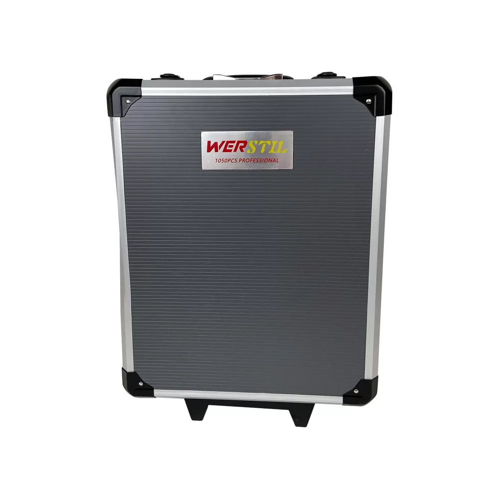 Trusa de scule cu 1050 piese, Profesionala, Troler Transport, Werstil [5]