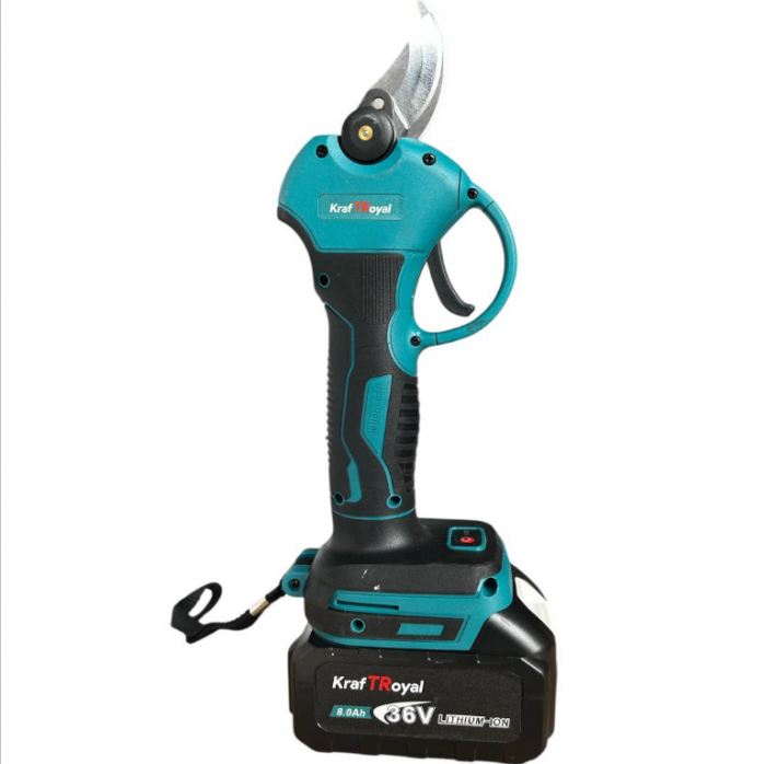 Trusa Foarfeca + Mini Drujba cu 2 Acumulatori 36V 8AH, KraftRoyal, 2 lanturi incluse [7]