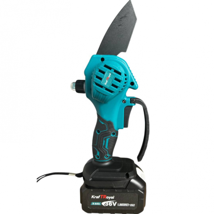 Trusa Foarfeca + Mini Drujba cu 2 Acumulatori 36V 8AH, KraftRoyal, 2 lanturi incluse [9]