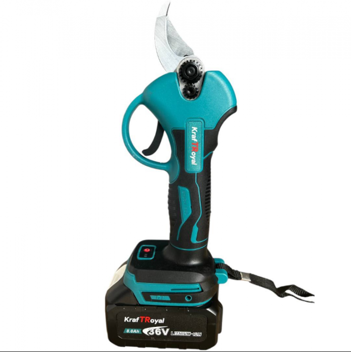 Trusa Foarfeca + Mini Drujba cu 2 Acumulatori 36V 8AH, KraftRoyal, 2 lanturi incluse [5]