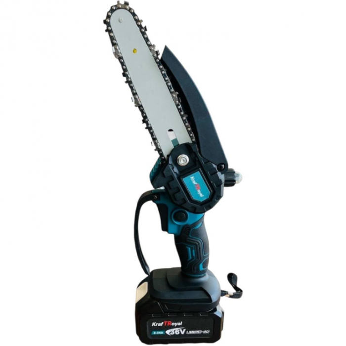 Trusa Foarfeca + Mini Drujba cu 2 Acumulatori 36V 8AH, KraftRoyal, 2 lanturi incluse [4]