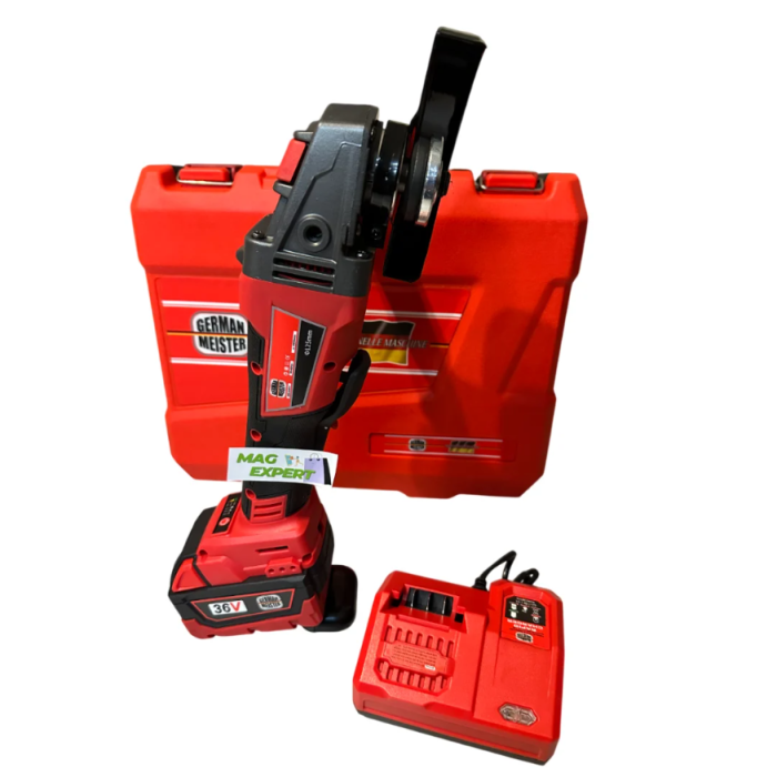 Trusă German Meister 3-în-1, Brushless, cu 2 Acumulatori 36V 8Ah, Ciocan Rotopercutor + Impact + Flex, Încărcător și Valiză [5]