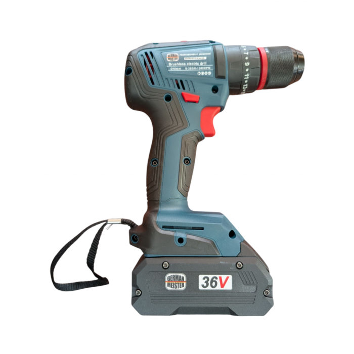 Trusa German Meister 4 Scule + Accesorii: Bormasina, Flex, Pistol Impact, Rotopercutor, cu 2 Acumulatori 36V 8AH [5]