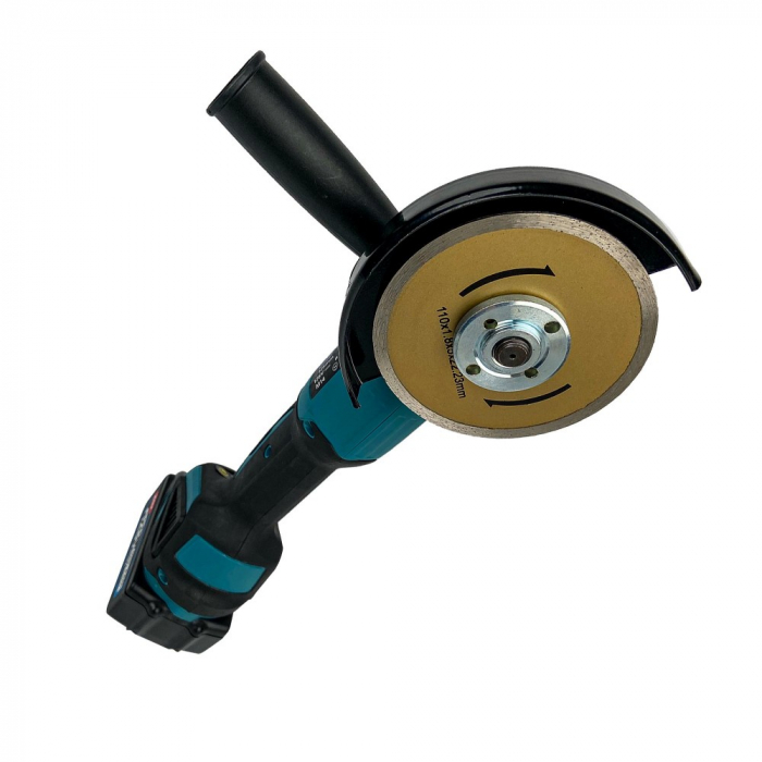 Trusa German Meister Masina cu Impact + Polizor Unghiular cu 2 Acumulatori 128V 8AH [2]