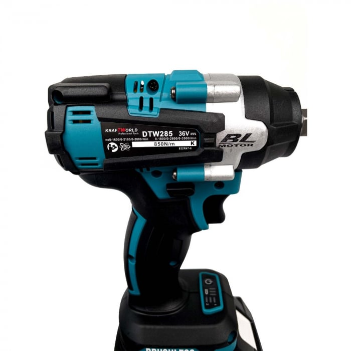 Trusa KraftWolrd Polizor / Flex + Masina de Impact, 2 Acumulatori 36V 8AH [5]