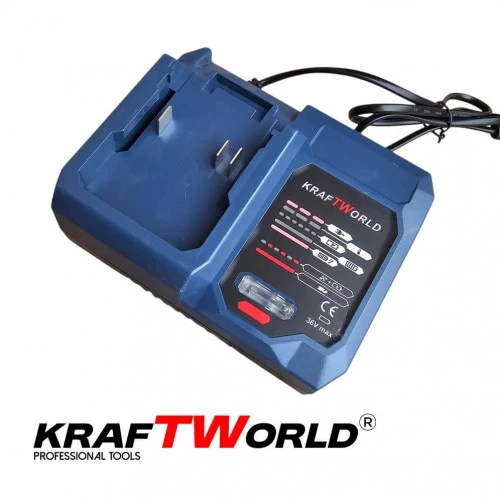 Trusa KraftWorld Masina cu Impact + Polizor Unghiular / Flex, cu 2 Acumulatori 36V 8AH [12]