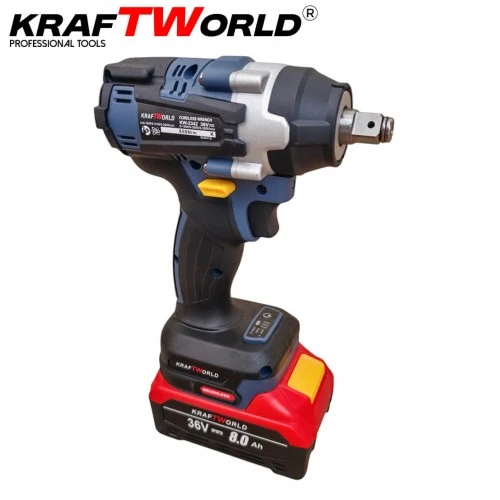 Trusa KraftWorld Masina cu Impact + Polizor Unghiular / Flex, cu 2 Acumulatori 36V 8AH [7]