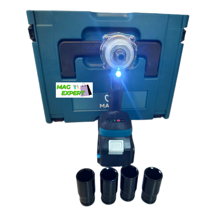 Trusa Masina cu Impact + Polizor Unghiular / Flex Brushless cu 2 Acumulatori 48V 5AH, Incarcator Rapid, Trusa Transport [6]