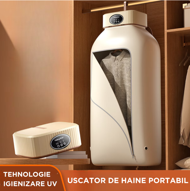 Uscator de Haine Electric, Pliabil, de Uz Casnic, Capacitate 10 KG, Portabil, Usuca rapid, Calitate premium [4]
